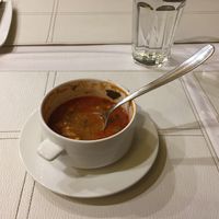 Goulash soup  at Napfenyes Bistro in Budapest