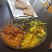 Set meal, £7. Delicious. at Andu Caffe in East London