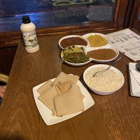 Sharing platter for two.  at Andu Caffe in East London