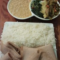 Small sampler platter at Andu Caffe in East London