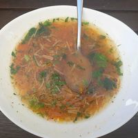 Gemüsesuppe at triVida in Klagenfurt