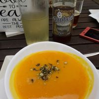 Pumpkin Soup at triVida in Klagenfurt