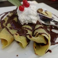 Vegan pancakes, also freshly cooked! at triVida in Klagenfurt