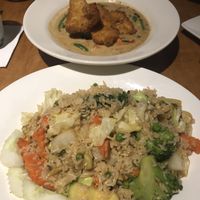 My rice with a ton of veggies! at Maui Thai Bistro in Kihei