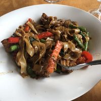 Drunken noodles  at Maui Thai Bistro in Kihei