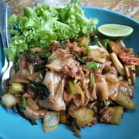 Pad see ew  at Mild cafe in Chiang Mai