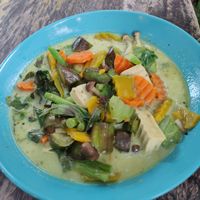 Green curry at Mild cafe in Chiang Mai