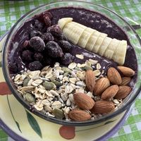 Smoothie bowl  #Veganuary at Mild cafe in Chiang Mai