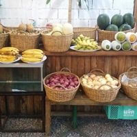 fruit display at Mild cafe in Chiang Mai