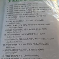 vegetables at Mild cafe in Chiang Mai