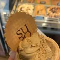 Favorite coffee flavored gelato  at Gelatoteca SuSo in Venice
