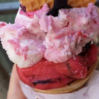 vegan and nero nota (not sure if it's the right name but something like this...) at Gelatoteca SuSo in Venice