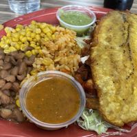 Jibarito plate  at Momcorn in Gurnee