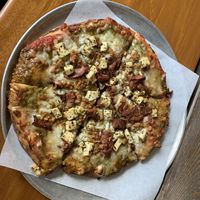 Herbivore pizza with GF Crust and dairy free mozzarella   at Fiazza Fresh Fired - Byward Market in Ottawa