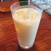soymilk + apple juice  at Padma in Kyoto