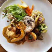 Buddha bowl  at Padma in Kyoto