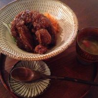 Katsudon.. Tonkatsu..?  at Padma in Kyoto