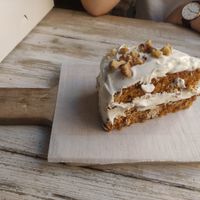 tarta de zanahoria at Ay Mi Madre in Madrid