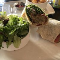 Falafel wrap  at Five Horses Tavern in Somerville