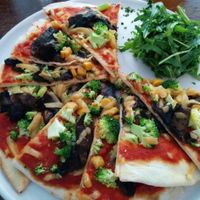 pizza at Veg Bar in South West London