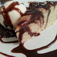 Vegan peanut butter and chocolate cake at Veg Bar at Veg Bar in South West London