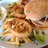 Fat Gay Vegan Burger at Veg Bar in South West London