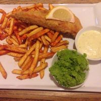 tofush n chips at Veg Bar in South West London