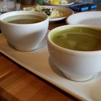 matcha horchata at True Food Kitchen in Atlanta