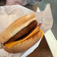 Parma chicken burger   at Lord of the Fries - Southern Cross Station in Melbourne