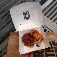 Dim sims at Lord of the Fries - Southern Cross Station in Melbourne