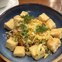 Crispy tofu salad  at Home Restaurant in Belfast
