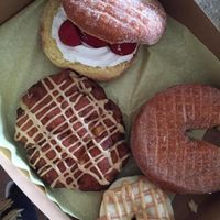 Vegan Donuts, best I've ever had. at Donut Bar in San Diego