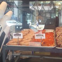 two vegan options at Donut Bar in San Diego