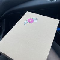 Paper package   at Donut Bar in San Diego