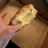 Creme Brûlée, tasty Creme inside !  at Donut Bar in San Diego