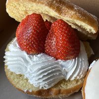 Strawberry cream   at Donut Bar in San Diego