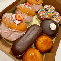 Lots of vegan options   at Donut Bar in San Diego