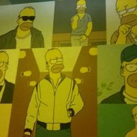 wall in WC at Donut Bar in San Diego