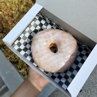 vanilla bean glazed 😍  at Donut Bar in San Diego