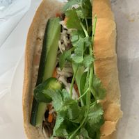 Lemongrass tofu bahn mi  at Nhu Lan in Chicago