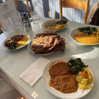   at Kaffa Ethiopian Cuisine in Berkeley