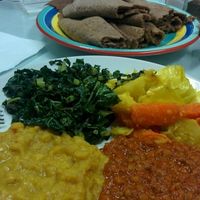 medium main dish at Kaffa Ethiopian Cuisine in Berkeley