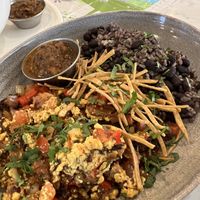 Chilaquiles  at Cafe Gratitude - DTLA in Los Angeles