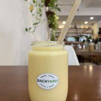 Tropical tonic smoothie, $3.75 (plus 10% tax)  at Backyard Cafe - Riverside in Phnom Penh
