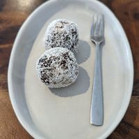 Protein balls at Backyard Cafe - Riverside in Phnom Penh