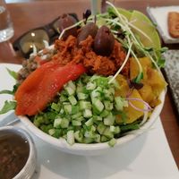 Mediterranean bowl at Backyard Cafe - Riverside in Phnom Penh