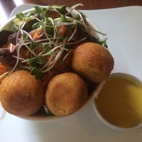 Falafel salad bowl  at Backyard Cafe - Riverside in Phnom Penh