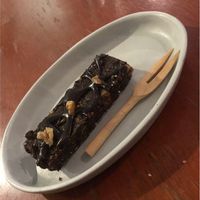 Raw vegan brownie  at Backyard Cafe - Riverside in Phnom Penh