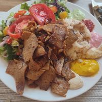 Kebab plate at Erbils in Munich