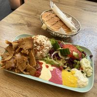 Donerteller plate   at Erbils in Munich